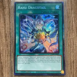 Yu-Gi-Oh! Rahu Dracotail (JUSH-EN009) 1st Edition Collectors Rare NM - Image 1