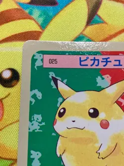 Topsun Pikachu Blue Back Pokemon Card 025 Japanese #2320 - Image 3