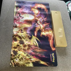 Pokemon Charizard Rubber Playmat Play Mat For Tcg Trading Card Game Cards - Image 1