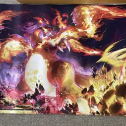 Pokemon Charizard Rubber Playmat Play Mat For Tcg Trading Card Game Cards - Image 3