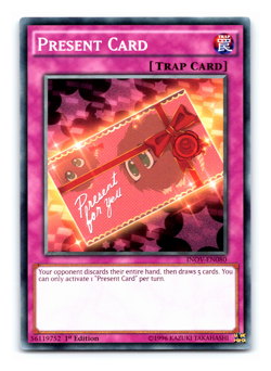 Present Card - INOV-EN080 - Common - 1st Edition Yugioh - Image 1