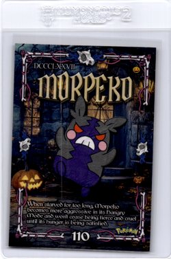 Morpeko Peruvian Halloween Pokemon card - Image 1