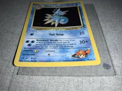 Stage 1 PokeMon "Misty's Seadra - Tail Snap" 9/132 PRERELEASE Card 70 HP #117 - Image 3