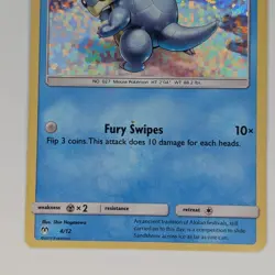 Alolan Sandshrew 4/12 Holo McDonalds Promo Pokemon TCG Card LP - Image 3