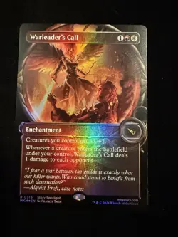 Warleader's Call (Showcase) -Foil Near Mint MTG Murders at Karlov Manor - Image 1
