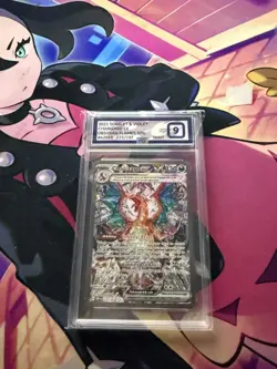 Pokemon TCG Charizard EX Card Scarlet Violet Obsidian Flames 223/197 Pokegrade 9 - Image 2