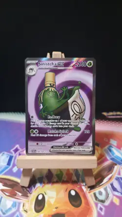 Sinistcha EX 189/167 SV06 Twilight Masquerade Ultra Rare Holo Card Pokemon TCG - Image 1