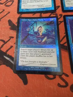 Quiet Speculation Foil English Card Judgment MTG SP/LP Four Available Magic - Image 4