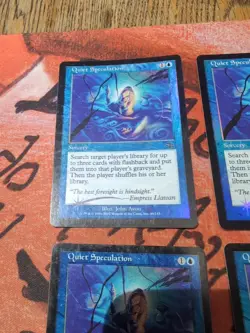 Quiet Speculation Foil English Card Judgment MTG SP/LP Four Available Magic - Image 5