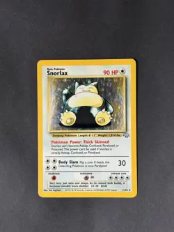 Snorlax 11/64 Jungle Set Holo Rare Pokemon Card Nintendo Pokemon WOTC 1999 LP - Image 1