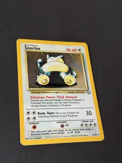 Snorlax 11/64 Jungle Set Holo Rare Pokemon Card Nintendo Pokemon WOTC 1999 LP - Image 3
