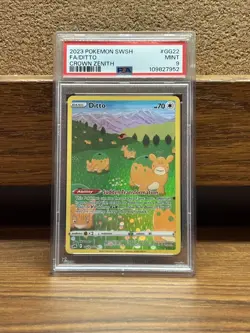 PSA 9 DITTO Galarian Gallery Pokemon Card #GG22 Crown Zenith - Image 2