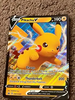 pikachu v promo swsh061 jumbo card - Image 1