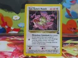 Team Rocket Meowth 18/53 WotC Promo Regular Pokemon Card Near Mint Collectible - Image 1