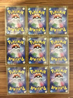 Yu Nagaba set of 9 without Eevee Pokemon Trading Card Japanese Near Mint NM - Image 2