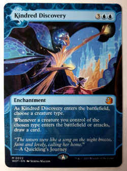 MTG: WOE Enchanting Tales - Kindred Discovery - Showcase Mythic 0022 - NM - Image 1