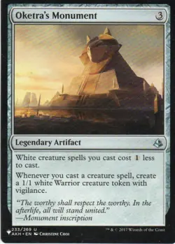 MTG: The List Reprints: Oketra's Monument: Lightly Played Condition - Image 1