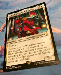 Auron, Venerated Guardian - Final Fantasy Commander - Rare - NM (see pics) MTG - Image 3