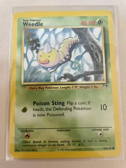 Pokemon TCG Weedle Legendary Collection 99/110 Regular Common NM - Image 1