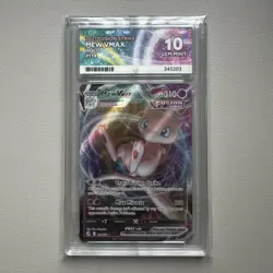 ACE 10 Mew VMAX 114/264 FULL ART HOLO Fusion Strike Pokemon Card GEM MINT PSA 10 - Image 1