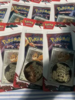 Destined Rivals Eevee Sealed Blister Pack Pokemon Scarlet And Violet - Image 1
