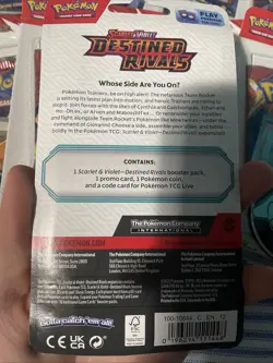 Destined Rivals Eevee Sealed Blister Pack Pokemon Scarlet And Violet - Image 3