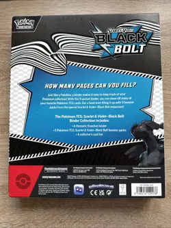 Pokemon TCG: Black Bolt Binder Collection - Image 2