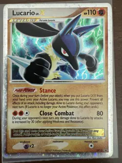 Pokemon 2007 TCG Lucario LV X Promo DP 12 Promos Holo - Open To Offers - Image 1
