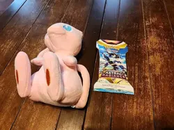 Pokemon TCG Astral Radiance Sleeved Booster Pack With Mew Plush 820650850240 - Image 1