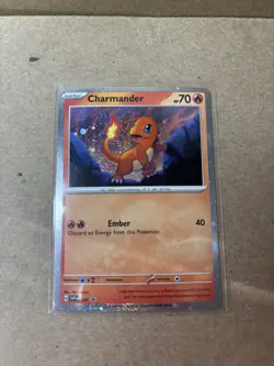 Charmander SVP047 Black Star Promos Cosmos Holo Starter Pokemon 151 TCG 2023 NM - Image 3