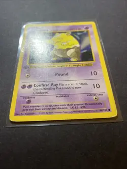 Drowzee 049/102 Base Set (Shadowless) Regular 1st Edition Pokemon WOTC - Image 2