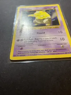 Drowzee 049/102 Base Set (Shadowless) Regular 1st Edition Pokemon WOTC - Image 4