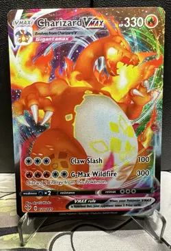 Pokemon TCG Charizard VMAX 020/189 SWSH: Darkness Ablaze Holo - Image 1