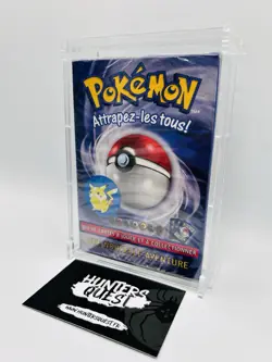 Deck Pokemon Set de Base Scelle Pastille Pikachu Neuf Sous Acrylique FR - Image 2