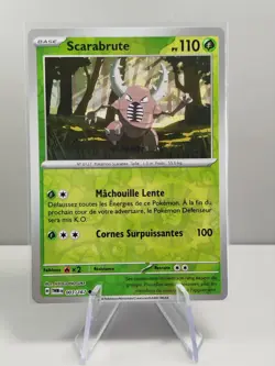 Carte POKEMON FR - EV06 Mascarade Crepusculaire 003/167 Scarabrute Reverse Neuf - Image 1
