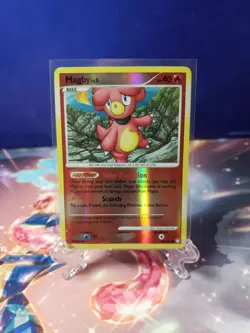 Pokemon TCG Magby Mysterious Treasures 88/123 Reverse Holo Common LP - Image 1