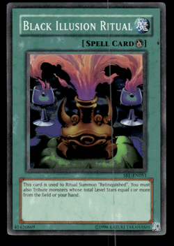 SRL-EN051 Black Illusion Ritual Super Rare Unlimited Edition NM Yugioh Original - Image 1