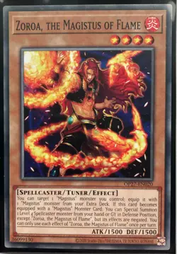 Yu-Gi-Oh! TCG Zoroa, the Magistus of Flame OP27-EN020 Common 1st Ed Near Mint - Image 1