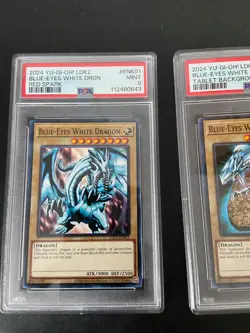 Complete Set Yu-Gi-Oh! Blue-Eyes White Dragon 2024 LDK2-ENK01 PSA 9 - Image 4