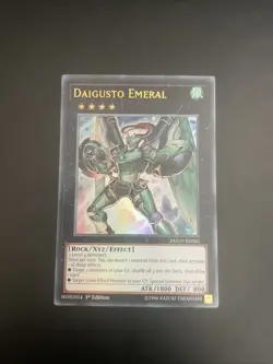YUGIOH DUOV-EN081 Daigusto Emeral Ultra Rare 1st Edition NM - Image 1