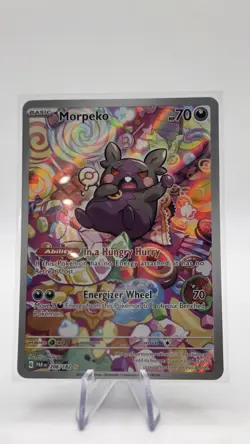 Pokemon TCG Morpeko Paradox Rift 206/182 Holo Illustration Rare Card - Image 2