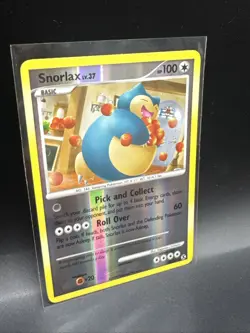 Pokemon Card Snorlax 33/111 Platinum-Rising Rivals Holo Rare - Image 2