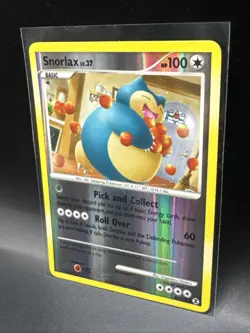Pokemon Card Snorlax 33/111 Platinum-Rising Rivals Holo Rare - Image 3