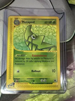 Metapod 87/165 - Expedition Base Set - Pokemon Card - Near Mint Condition - Image 1