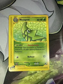 Metapod 87/165 - Expedition Base Set - Pokemon Card - Near Mint Condition - Image 2