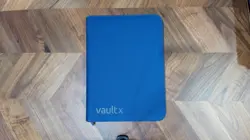 Vault X Zip Binder Exo-Tec - Blue 9 Pocket - Vault X Card Binders - Image 1