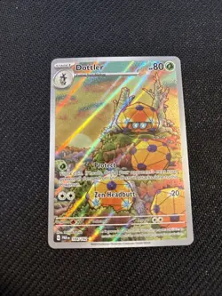 Pokemon TCG Dottler Paradox Rift Illustration Scarlet & Violet Card 184/182 - Image 1