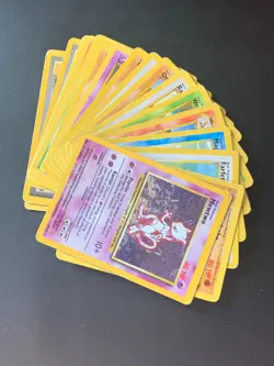 Base set Bundle 18 x Pokemon Cards 1 x Rare No Duplicates WOTC - Image 1