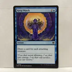 MTG Keep Watch Magic: The Gathering Commander: Wilds of Eldraine #0098 - Image 1