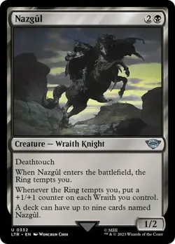Nazgul #332 The Lord of the Rings NM MTG - Image 1